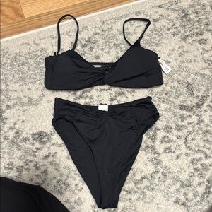 Elegant Black Women's Swimwear Set